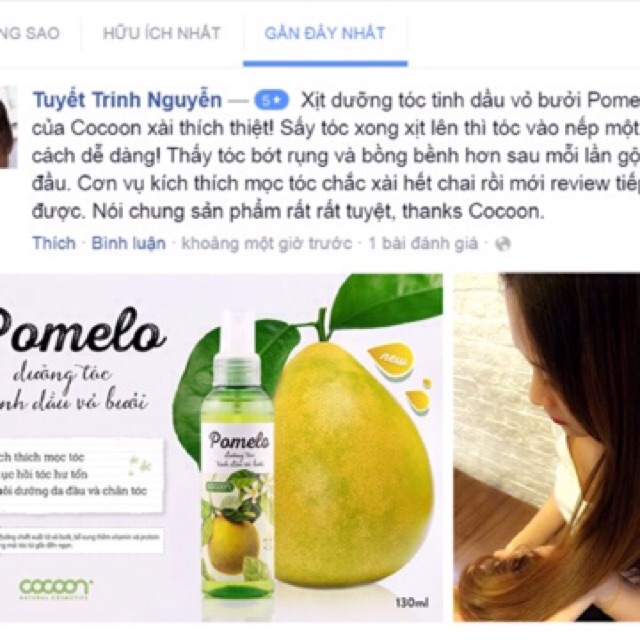 (2023)Pomelo - Nước Dưỡng tóc tinh dầu vỏ bưởi 140ml | BigBuy360 - bigbuy360.vn