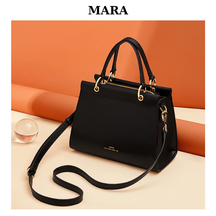 L'alpina - Túi nữ da bò cao cấp phối quai xách sang trọng Bunrey