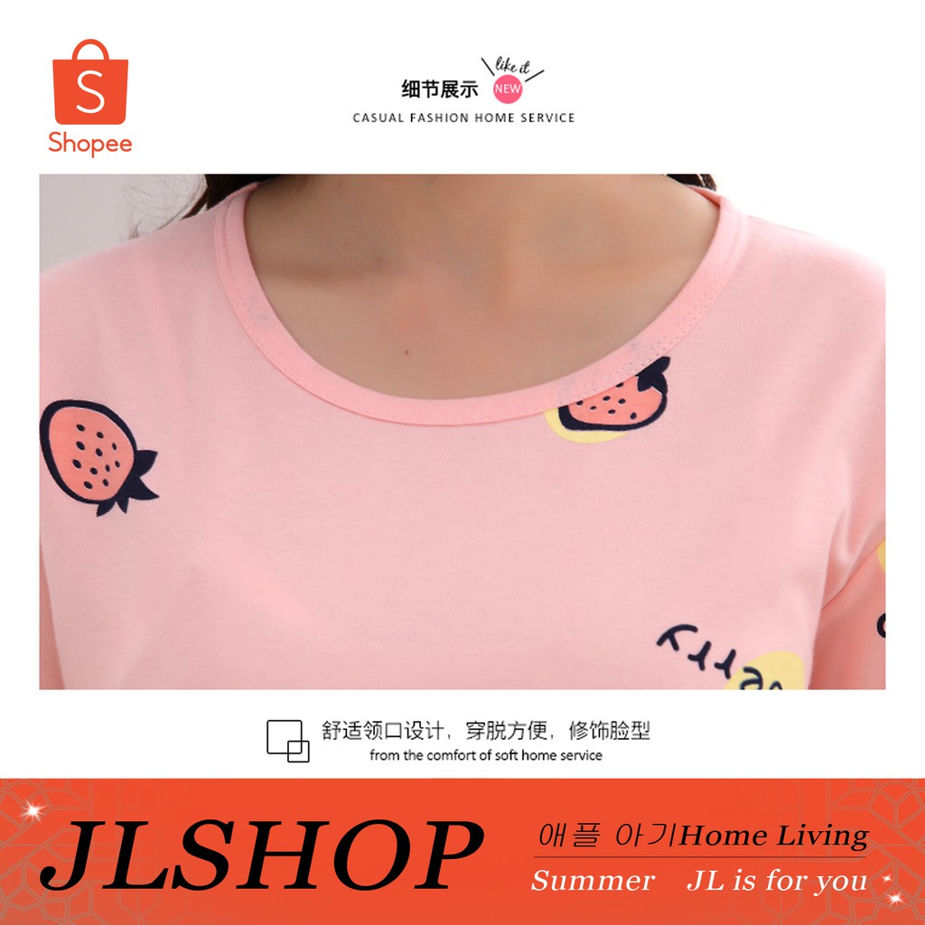 Bộ Đồ Ngủ Cotton Tay Ngắn Kiểu Hoạt Hình Xinh Xắn Cho Cặp Đôi 05 | BigBuy360 - bigbuy360.vn