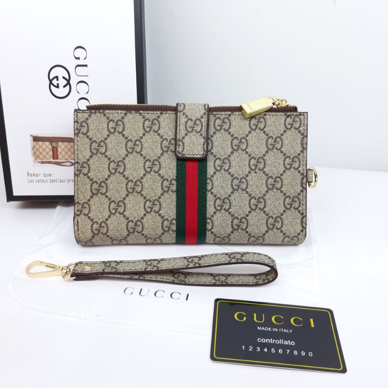 Ví 2 Dây Kéo Nhập Khẩu Cao Cấp HP + Hộp