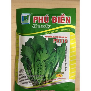 Hạt giống cải cúc nếp cao sản (20g)