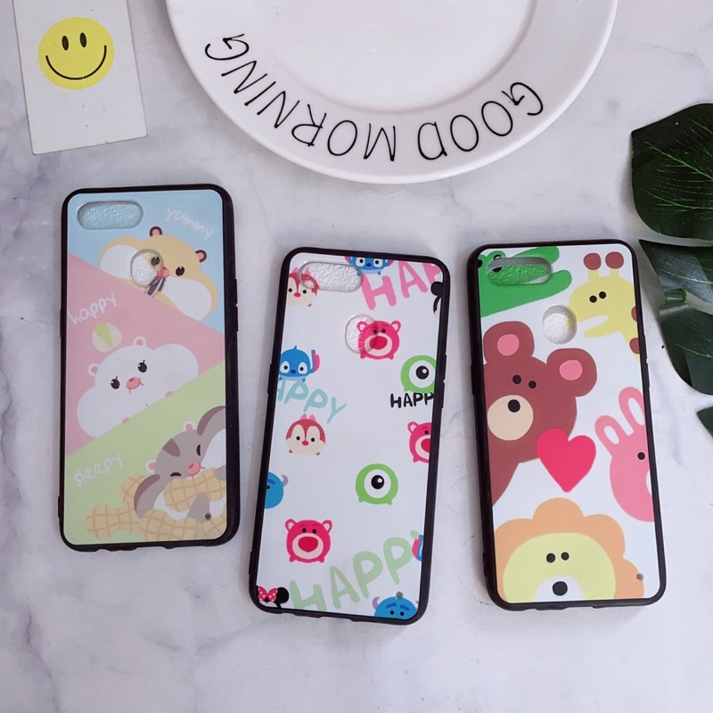 Ốp Oppo F9/A5S Viền Nhựa Dẻo Hình Kute