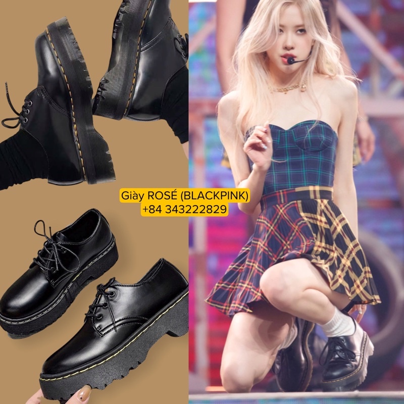 sẵn, Giày ALLEY OXFORDS da thấp cổ, boot buộc dây | giày Rose