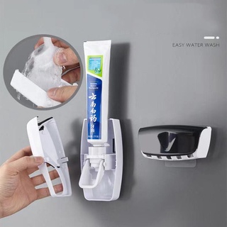 Automatic Toothpaste Dispenser Set of 5 Slots Toothbrush Holder