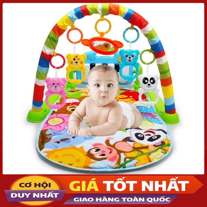 Thảm Nhạc Cho Bé Nằm Chơi- Gấu Panda Cao cấp -Violet_Store