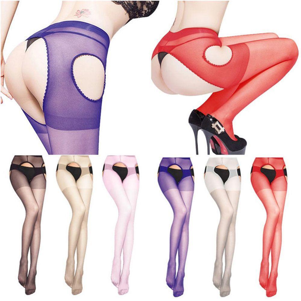 Quần Tất Lụa Spandex Co Giãn Hở Đáy Thời Trang Bán Chạy