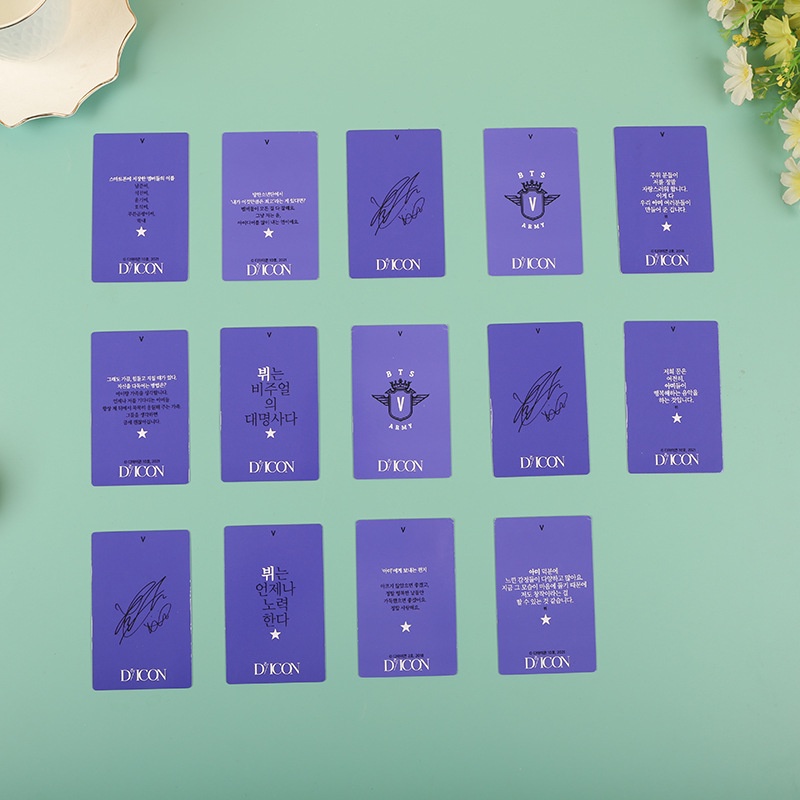 Set 101 Tấm Ảnh 101 Tấm Thẻ In Hình Các Thành Viên Nhóm Nhạc KPOP DICON