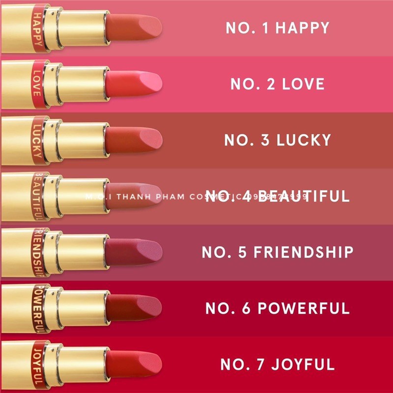 Son MOI mini tách set Golden Gift