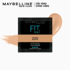 Kem Nền Mịn Nhẹ Kiềm Dầu Chống Nắng Fit Me Maybelline New York Matte SPF 22 5ml