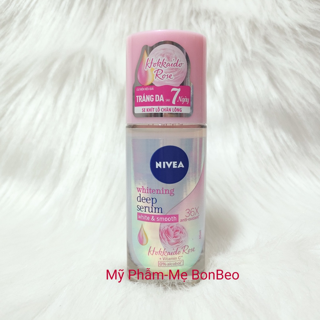 Lăn Khử Mùi Nữ Nivea Serum Sáng Mịn Hương Nước Hoa 40ml