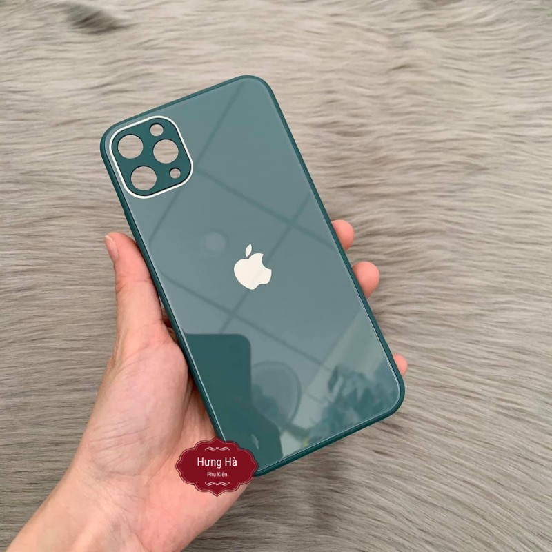 ốp iphone 12 lưng kính viền dẻo lên đời các dòng máy iphone11 thành iphone 12 trong 1 nốt nhạc không cần sắm ip 12