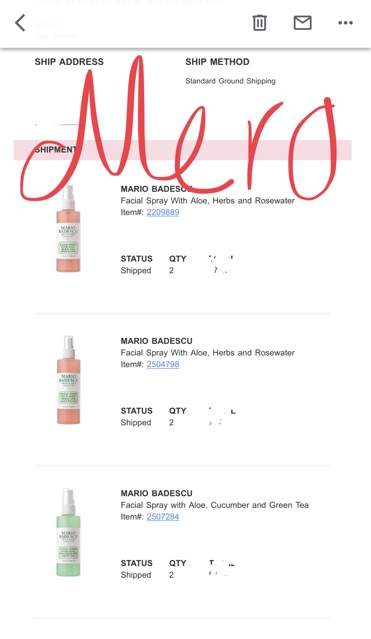 Xịt khoáng Mario Badescu đủ màu 59ml, 118ml, 236ml