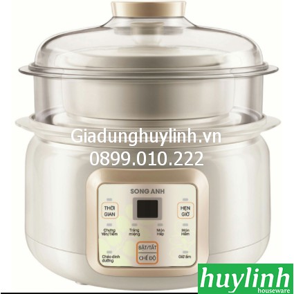 Nồi hầm chưng cách thủy Song Anh- SA700-1.5L