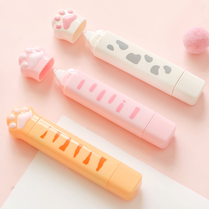 Băng Keo Hai Đầu 4M & 3M Chỉnh Sửa Dáng Móng Mèo Dễ Thương 2 Trong 1