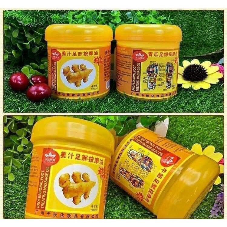 Kem massage chân Gừng, kem massage chân dùng được cả body
