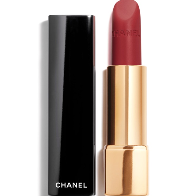 Son Chanel Rouge Allure Velvet son lì, lâu trôi, lên màu tốt #58 đỏ nâu đất