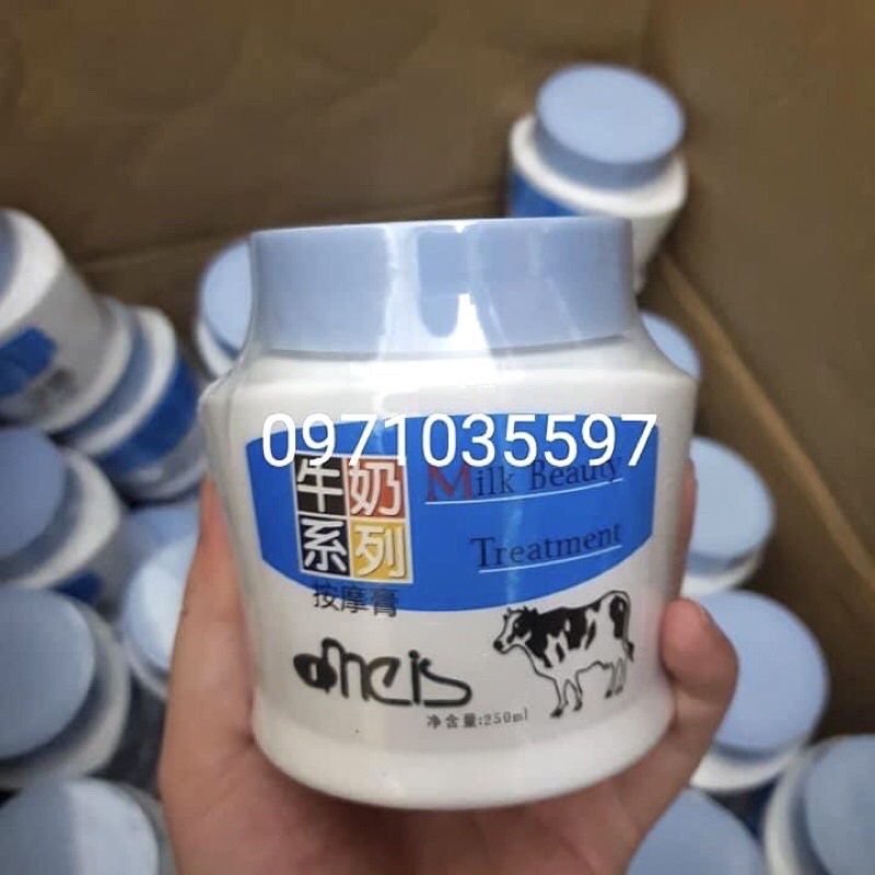 Kem massage sữa bò dùng trong spa giúp da trắng sáng,săn chắc