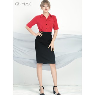 Đầm body sơ mi gumac ms04910
