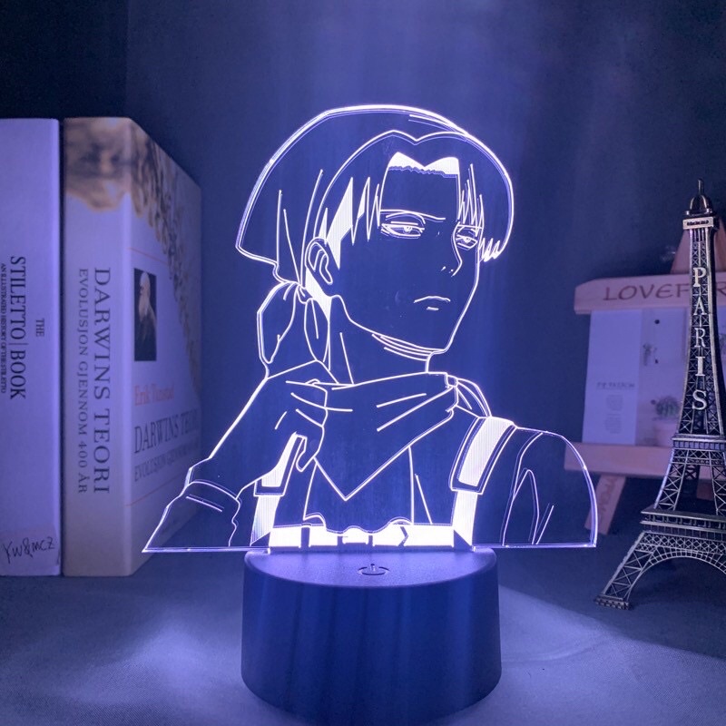 Đèn Ngủ Led Nhân Vật Attack On Titan 3d Độc Đáo Quà tặng kỉ niệm