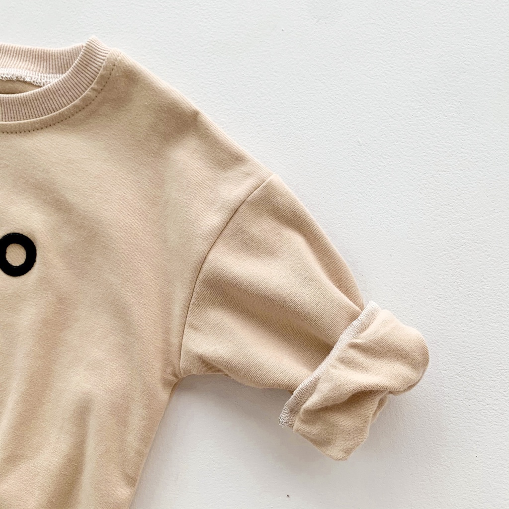 Bộ Áo Liền Quần Tay Dài Thời Trang Mùa Thu Cho Bé Sơ Sinh