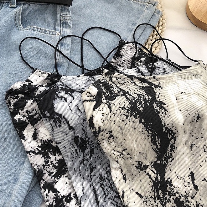 Áo Yếm Dây Đan Loang Màu LSEOUL A2532 Chất Mềm Mại Gợi Cảm Quyến Rũ