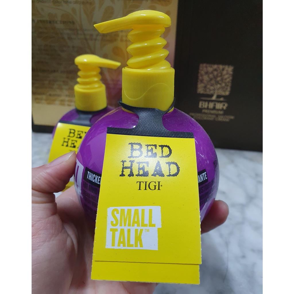 Gel tạo kiểu giữ nếp tạo độ phồng Bed Head Tigi Small Talk 240ml hàng chính hãng