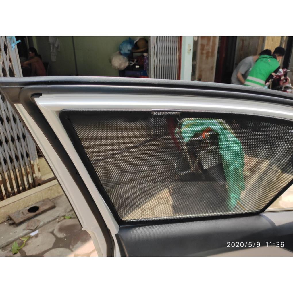 Rèm Che Nắng Nam Châm Xe Hyundai Accent 2018 2019 2020 Có Nam Châm hút cực mạnh