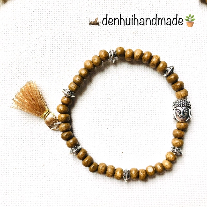 Lắc Tay Chuỗi Hạt Gỗ Tịnh Tâm 🦗denhuihandmade☘️