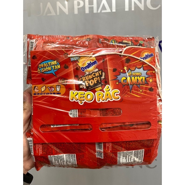 combo 30 gói kẹo rắc chocolate ovaltine crunchy pop 8G