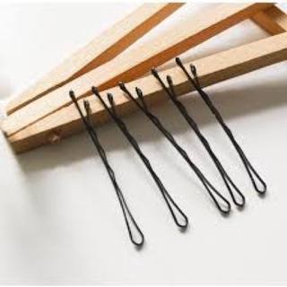 Vỉ 9 ghim tăm màu đen kẹp tóc tạo kiểu nhiều phong cách