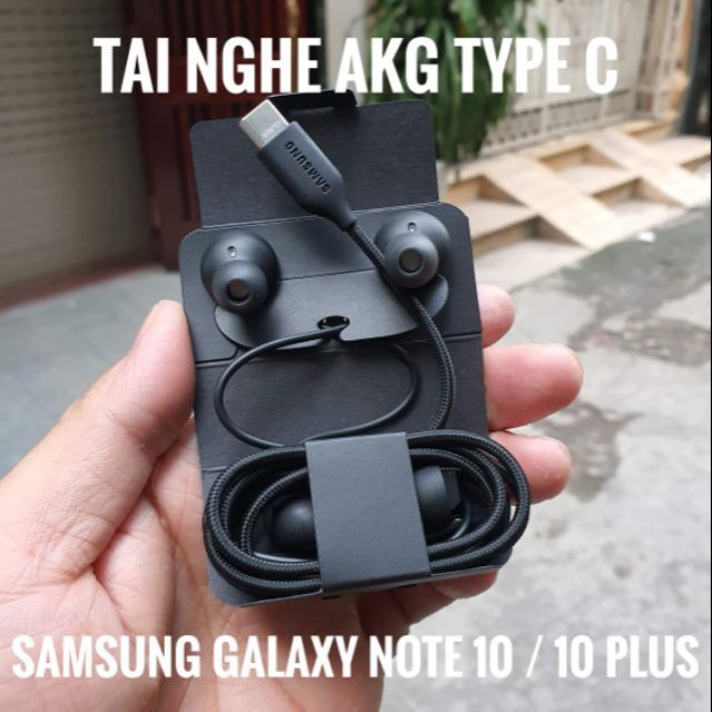 Chuyển phát nhanh Tai nghe AKG samsung note10,note10plus,S20,S20plus và nhiều máy khác, Chân Type C ( Tặng hộp Đựng )