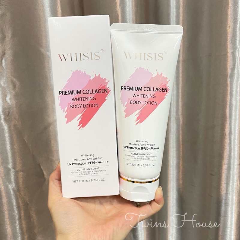 Kem dưỡng trắng da chống nắng toàn thân WHISIS whitening body lotion