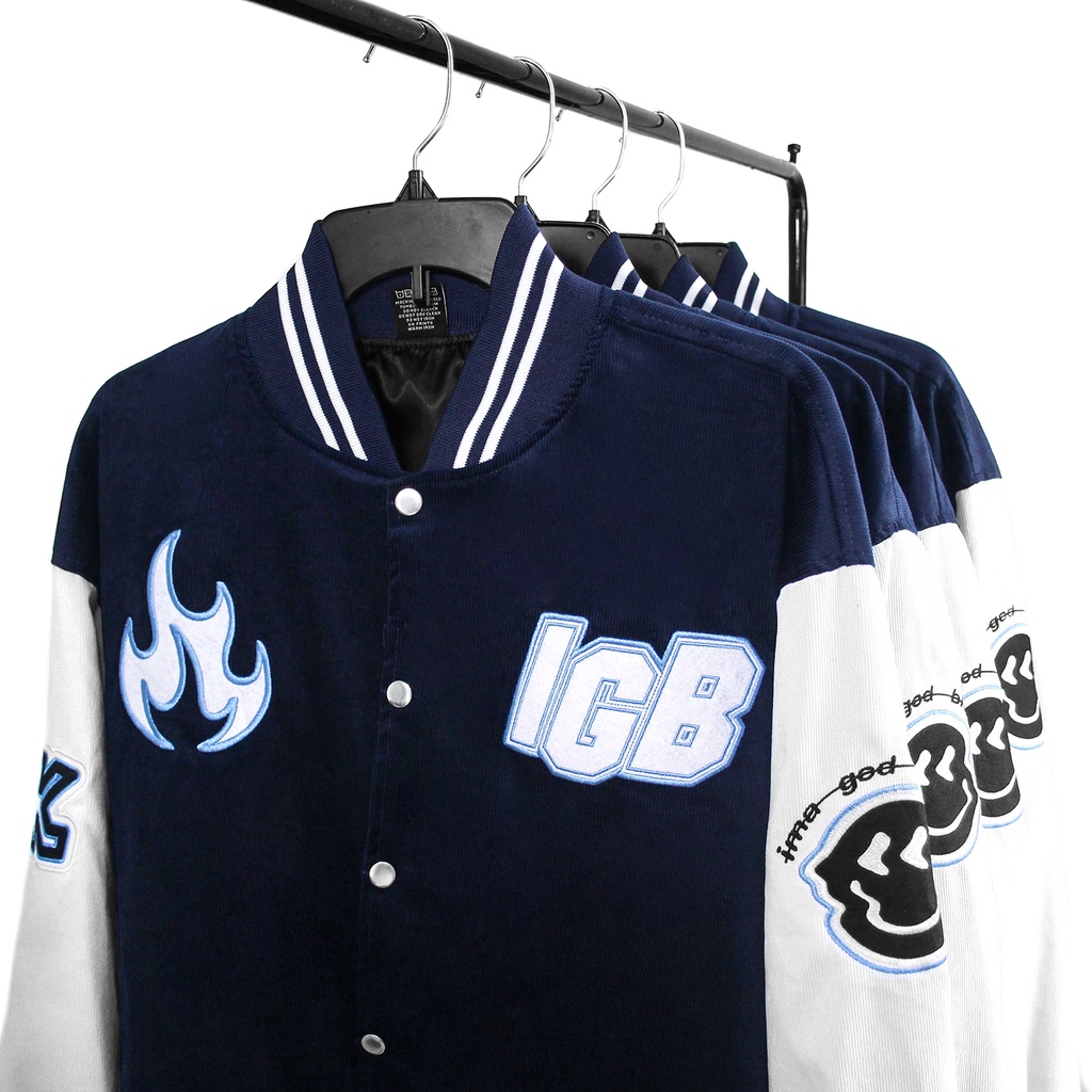 Áo Khoác BLUE OCEAN VARSITY iMA God Breaker (iGB Blue Ocean Varsity)