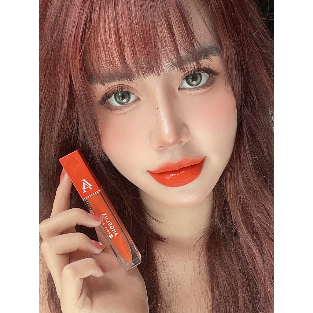 Son Dolly ANGELUX full 12 màu, set son kem lì lâu trôi bền màu mềm môi chống thấm 24h