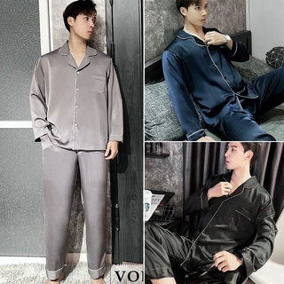 Đồ ngủ nam pijama nam lụa mặc nhà chất ngọc trai thoải mái và mềm mại sang chảnh T16NT - VODKA LUXURY