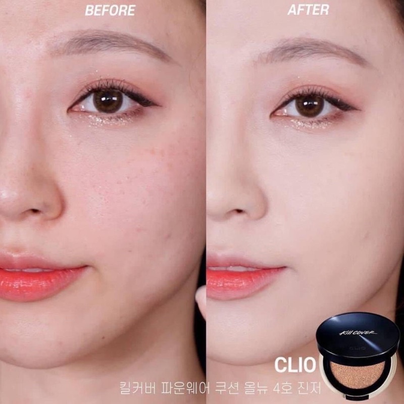 Phấn Nước Cushion Che Phủ Hoàn Hảo Lâu Trôi CLIO Kill Cover Founwear All New SPF50+ PA+++ (Tặng kèm lõi)