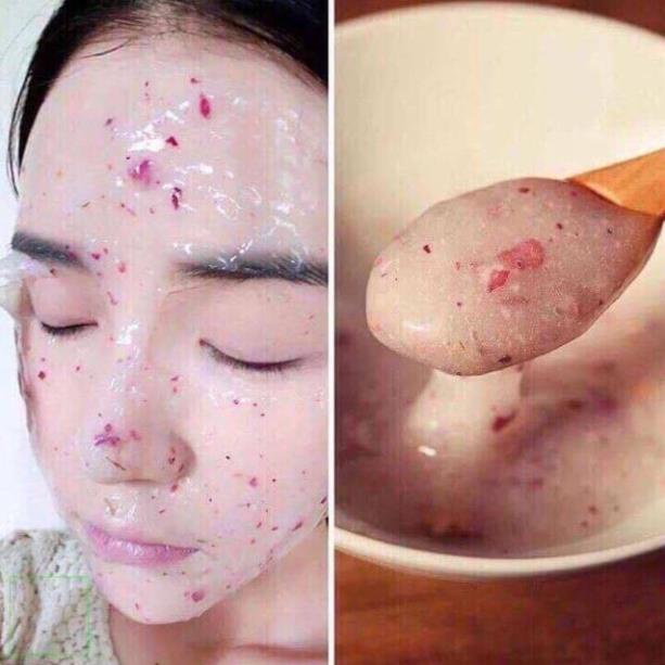 Mặt nạ thạch hoa hồng 100gr