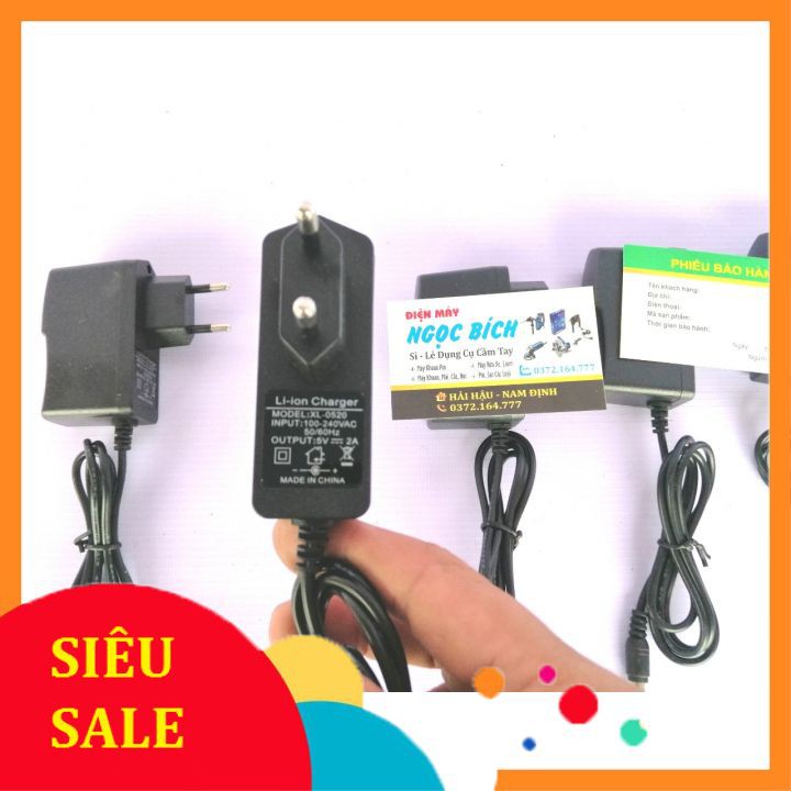 [RẺ VÔ ĐỊCH] Sạc Pin Máy Laser 4,2V