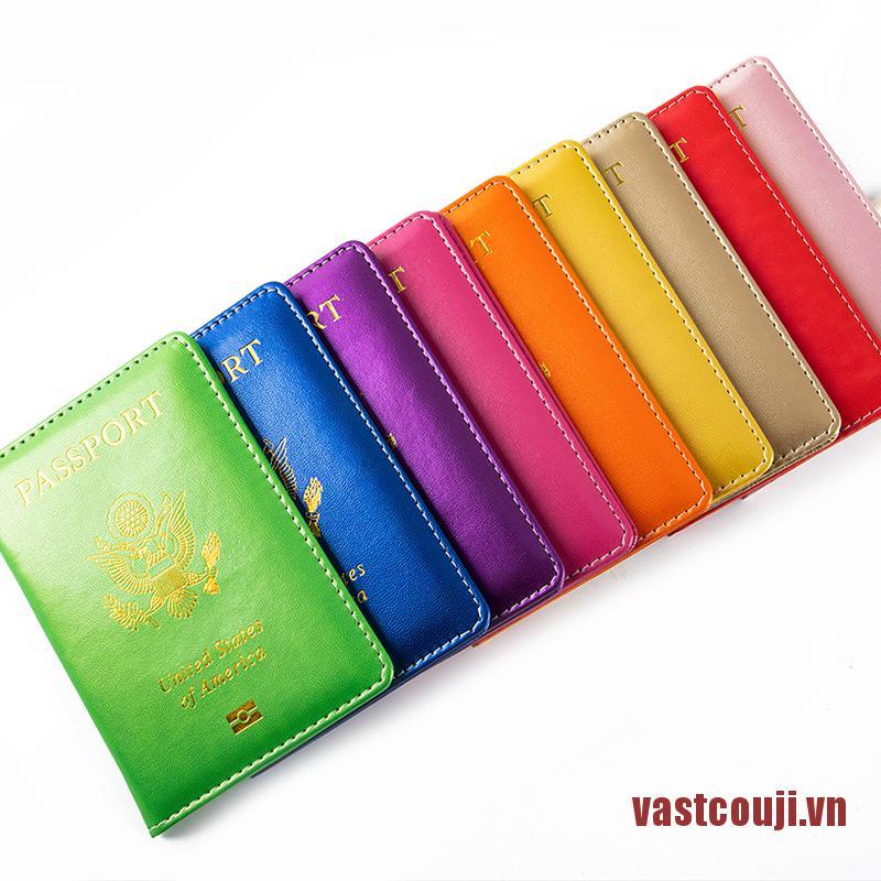 VastcouJI Passport Travel PU Leather Cover for Passport Organizer Passport Protecto