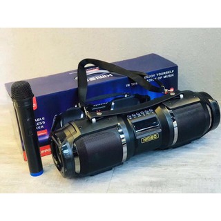 Loa bluetooth kèm míc hát micro karaoke KIMISO T1s - Huco Việt Nam