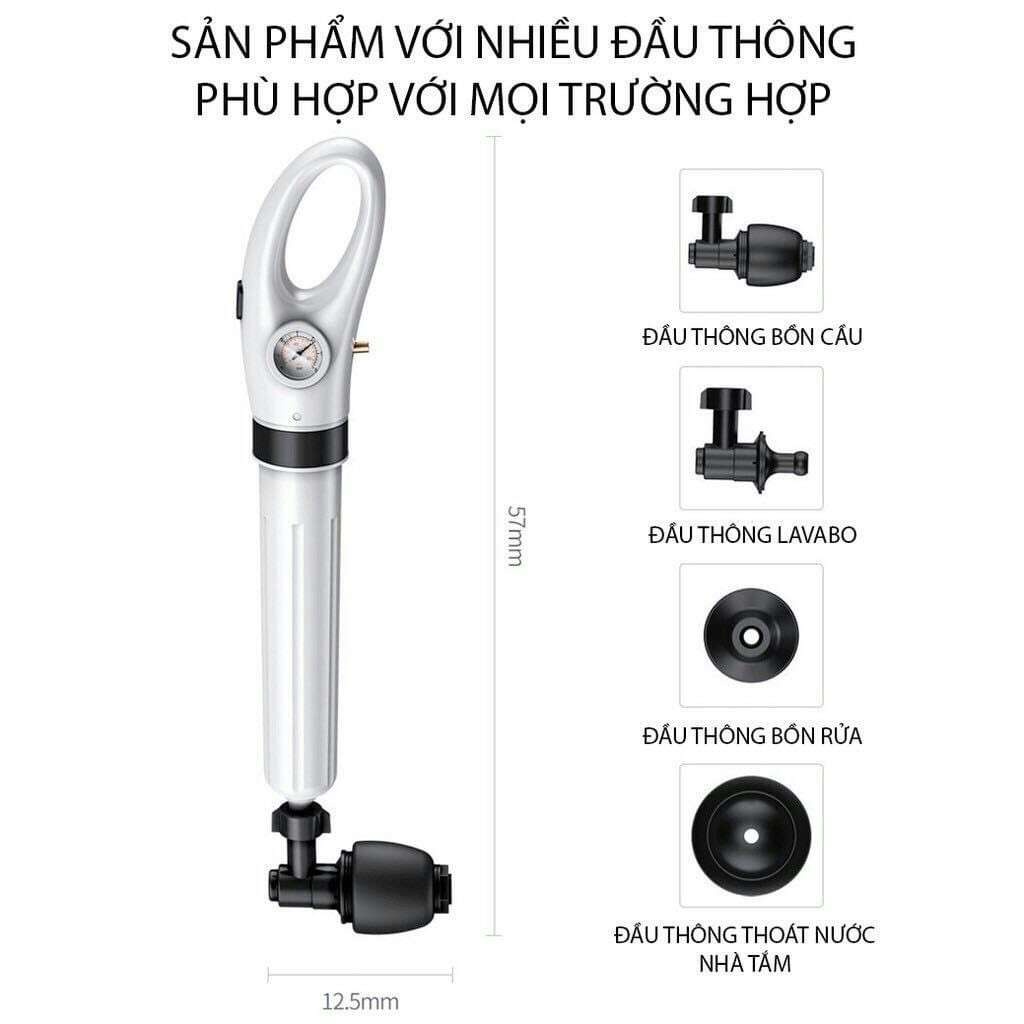 Súng thông tắc bồn cầu