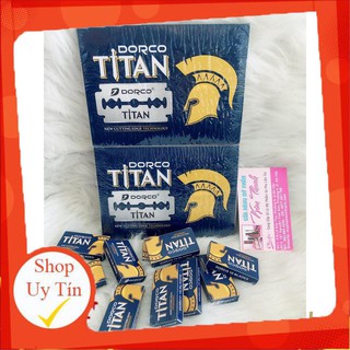 1 hộp lẻ dao lam dorco titan 10 chiêc