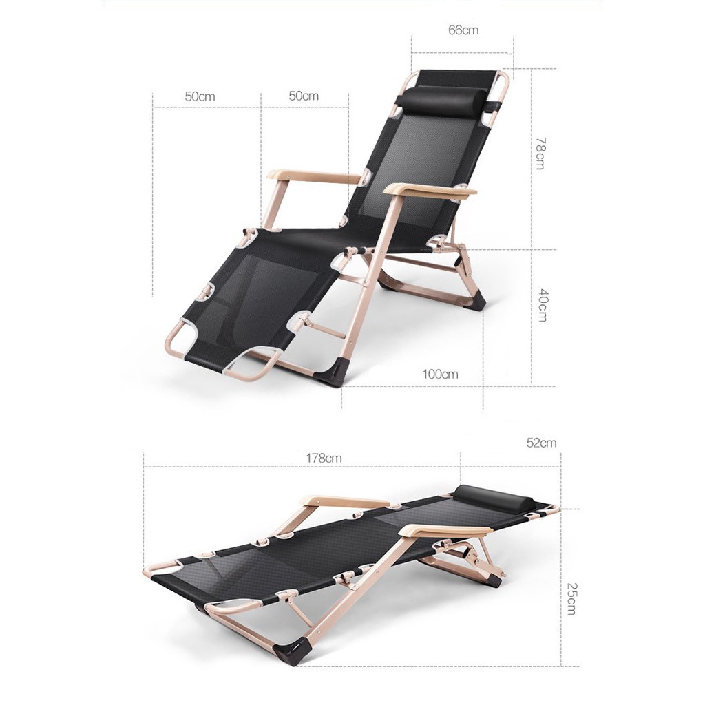 Ghế xếp Camen 62 cao cấp có chế độ giường_Re0255