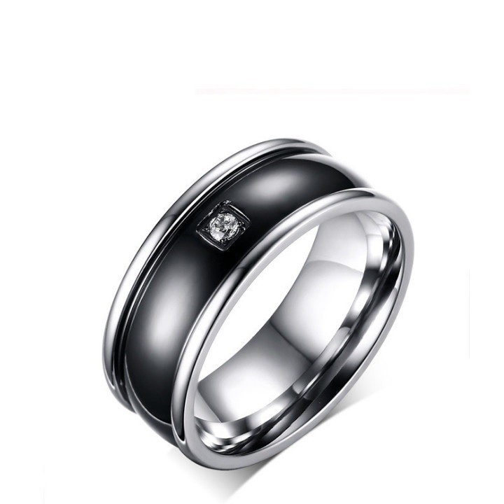 Nhẫn Nam Bản To Titan Không Đen TT 1922