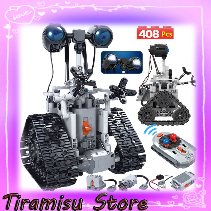 Bộ Đồ Chơi Lắp Ráp Mô Hình Rô Bốt Điều Khiển Từ Xa 408 Mảnh