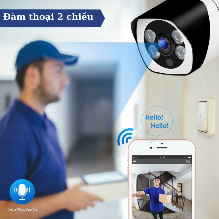 Camera Wifi Ngoài Trời Yoosee S10 ,3.0 MPX , xem đêm có màu , đàm thoại 2 chiều , cảnh báo chuyển động. | BigBuy360 - bigbuy360.vn