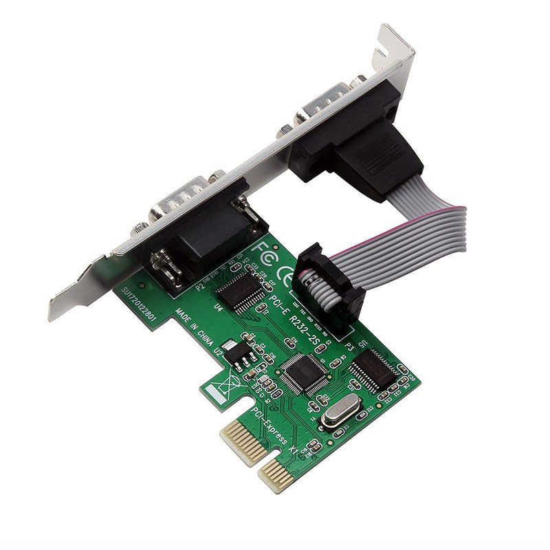 Card PCI Ex To Com RS232 Tặng 1 đèn led cắm cổng USB