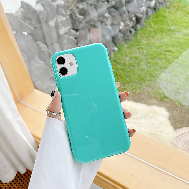 ốp iphone 11 Ốp điện thoại silicon TPU màu kẹo macaron cho iPhone 11 Pro Max X Xr Xs