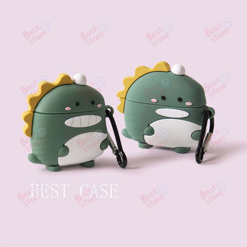 Vỏ bảo vệ hộp sạc silicon mềm họa tiết hoạt hình thích hợp cho tai nghe bluetooth airpods pro