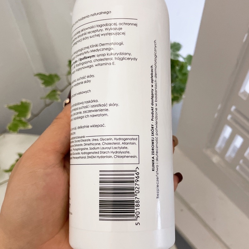 Nhũ tương dưỡng ẩm toàn thân ZIAJA MED AZS 400ml chăm sóc &amp; dưỡng ẩm cho da nhạy cảm, khô, chàm, viêm cơ địa